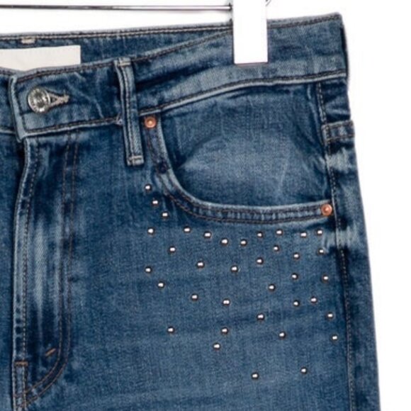 MOTHER SUPERIOR The Insider Flood Metal Magic Mid-Rise Baby Bootcut 29 EUC $359 - Picture 9 of 16